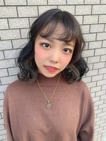 リア(Lia by KENJE)&nbsp;Lia＆汐見悠佑　暗髪透明感カラー＆インナーカラー