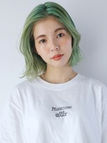 アルバム 渋谷パルコ(ALBUM) ターコイズグリーン_ピンクベージュクールショート_8070