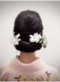 卒業式セット＆袴着付　着物ヘア　大人かわいい　神保町