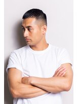 レンゲン(LENGEN)&nbsp;束感刈り上げビジネス七三ツーブロックアップバング６０