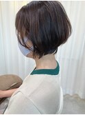 簡単スタイリング/やわらかショートボブ