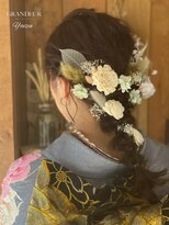 グランデュール 焼津店(GRANDEUR)&nbsp;【GRANDEUR焼津店】成人式ヘアアレンジ