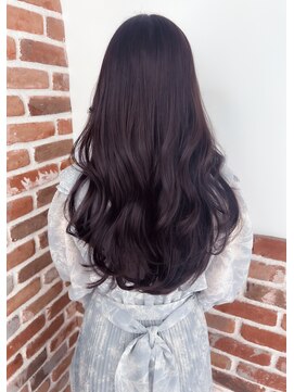 エニー 栄(Any) 韓国風くびれヘア×ラベンダーグレージュ