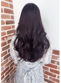 韓国風くびれヘア×ラベンダーグレージュ