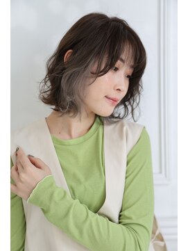 ヘアーメイク ライズ 西田辺店(Hair make rise;) くすみブラウン×ホワイトベージュ
