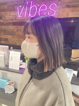 バイブス バイ ケンジ(vibes by KENJE) 切りっぱなしボブ