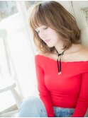 mod's姪浜/外国人風ハイライトサーフスタイル金髪ボブウルフg