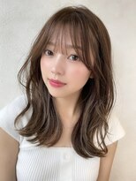 ロンド マーレ 天神大名店(Lond mare) 韓国くびれヘア/フェミニンロング/韓国ヘア/チェリーブラウン