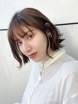  リュクスバトーバイトリコ 船橋南口店(Luxe BATEAU by tricot) メルティカラーアッシュベージュボブ/20代30代40代