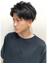 ルートプラス(RUTO+) 【メンズ】フロント立ち上げツーブロックスタイル