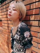 スティーロ 渋谷(Steelo)&nbsp;Steelo 大人ハンサムショート×くすみベージュ