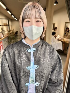 サンド 表参道(sand) 表参道ダブルカラーブリーチインナーカラー10代20代30代