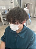 波巻きメンズマッシュ