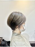 30代40代50代ナチュラル大人可愛いショートボブレイヤースタイル