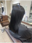 髪質改善、暗髪カラー
