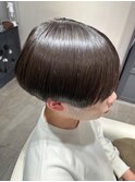 メンズ縮毛矯正×シースルーマッシュ