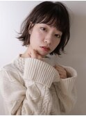 切りっぱなしボブ 髪質改善