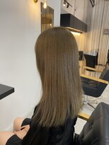 イブー(hibou)&nbsp;ブリーチなしWカラーオリーブベージュ