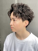マグサロンギャラリー(Mag salon gallery) 王道メンズショート☆無造作ツイストパーマセンターパート