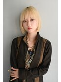 小顔/ネビージュ/ボブルフ/黒髪/ワンレン/田町芝浦