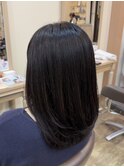 イメチェン/ホワイトブロンド/外ハネボブ/ワイドバング/杉田花乃