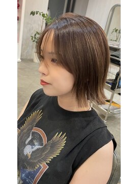 シェル 津山の手店(shel) 大人美人艶カラーベージュ小顔カット透明感レイヤー