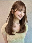 興津 史弥 小顔見え◎顔まわりレイヤー×シースルーバング