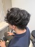 【青野指名限定】メンズカット＋パーマ＋アルカリ除去付き♪