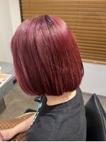 ソル(SOL by INFINI)&nbsp;派手カワ赤みボブ