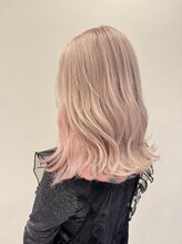 リオリス ヘア サロン(Rioris hair salon) ホワイトベージュ×ホワイトピンク