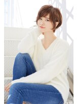 リル(Rire) 30代40代50代大人小顔ショート耳かけ丸みくびれ