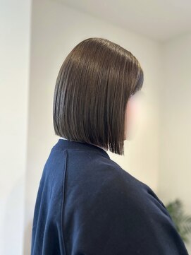 ヘアサロン エスプリ(hair salon esprit) オリーブグレージュ/肩上ボブ