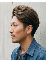 バーバーバー ナカノ(BARBER BAR NAKANO)&nbsp;【40代メンズ】大人フェザーパーマ×毛流れショート