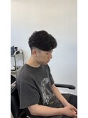 【梅田】フェザーショートパーマ