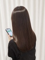 ココカラヘアー ニコ(cococara hair nico) 髪質改善ストレート/透明感チョコレートブラウン/