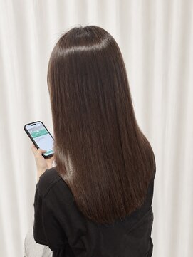 ココカラヘアー ニコ(cococara hair nico) 髪質改善ストレート/透明感チョコレートブラウン/