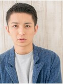 刈り上げ爽やか社会人アップバング短髪フェードスタイルa1草加