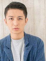 メンズヘア ビーセカンド 草加店(MENS HAIR B-2) 刈り上げ爽やか社会人アップバング短髪フェードスタイルa1草加