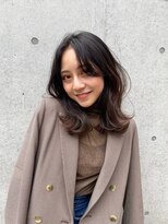 charme 神戸元町/三宮 髪質改善トリートメント&ヘッドスパ【シャルム】&nbsp;グレージュ/韓国風レイヤーカット/髪質改善/シースルーバング