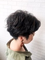 マテリアル ヘアワークス(material hair works) ニュワンスパーマ ハンサムショート