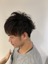 パティオンツー(PATIONN2)&nbsp;メンズツーブロックネープレスショートスタイル表参道青山原宿