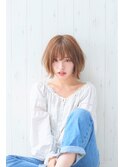 (noah ecle銀座)グレージュ似あわせカットエアリーショート