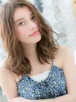 モッズヘア 越谷(mod's hair)&nbsp;■外国人風こなれルーズカールセミディ104-2★越谷20代30代40代