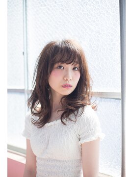 シェノン(chainon) グレー系ブラウン×浮遊感×フレンチミディアム。