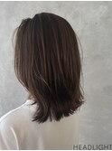 ダークグレージュ×レイヤーカット_807M1512