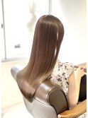 ブラウンベージュ×髪質改善