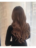 #ハイトーン#ロング#ブラウン