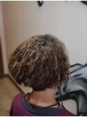 ショートヘア ツイストスパイラルパーマ