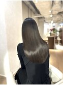 【uno pulir Veil 若槻】『髪質改善×オリーブグレージュ』