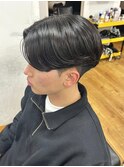 ニュアンスパーマセンターパートメンズマッシュメンズパーマ佐賀